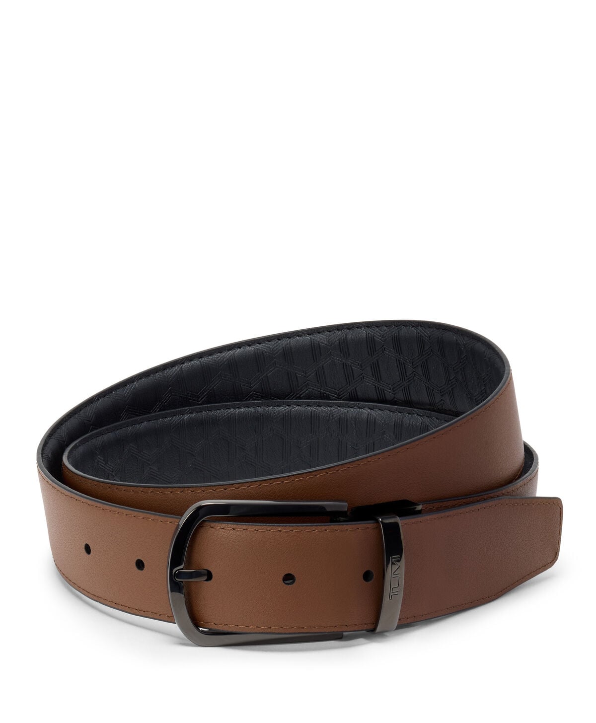 Belts Wendbarer Lederg&uuml;rtel mit T-Pr&auml;gung, 35 mm